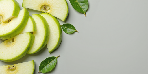 Apple彩色标志，银灰色苹果轮廓
